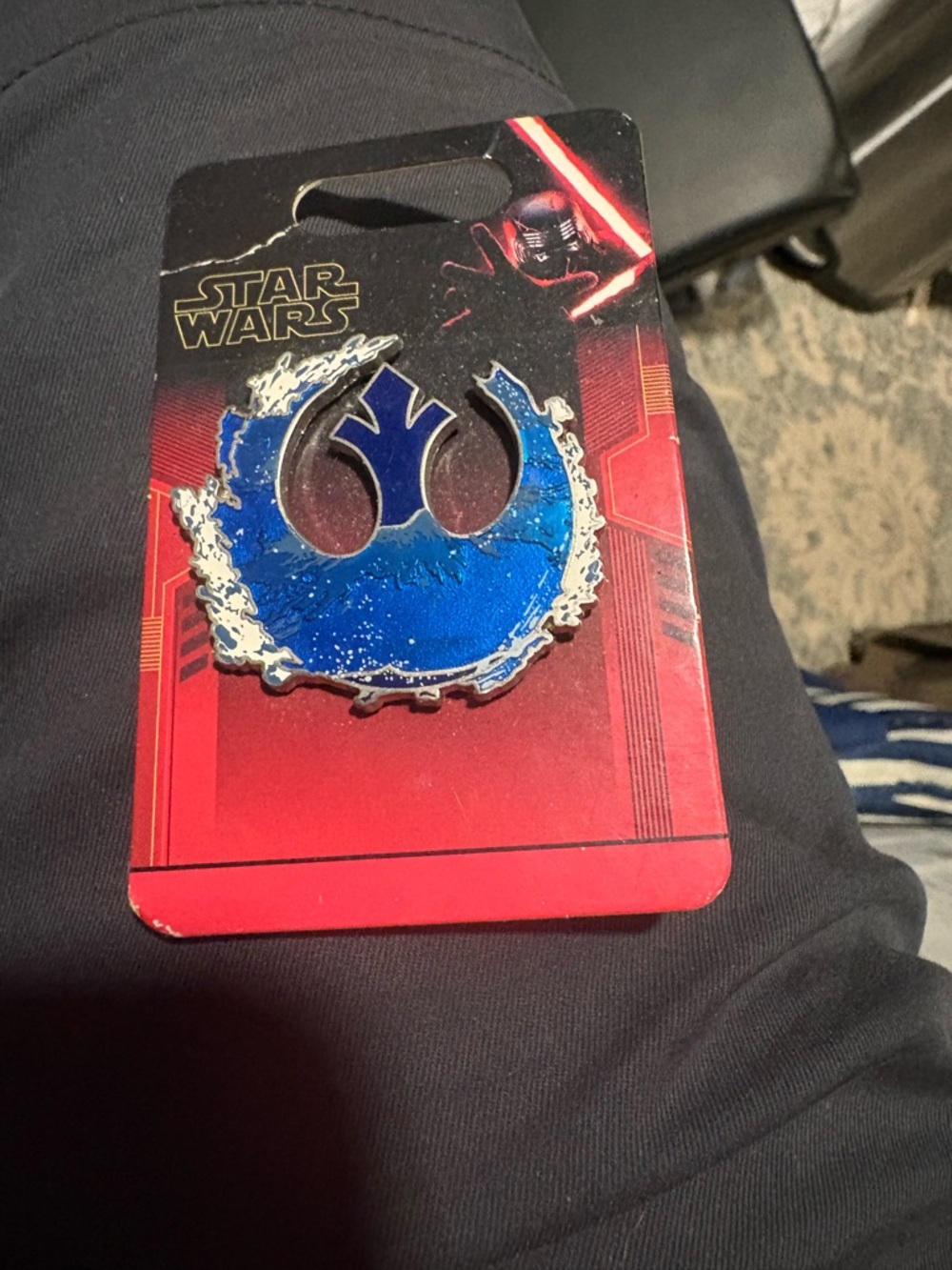 Disney Silver Enamel Pin Backing Card and bonus